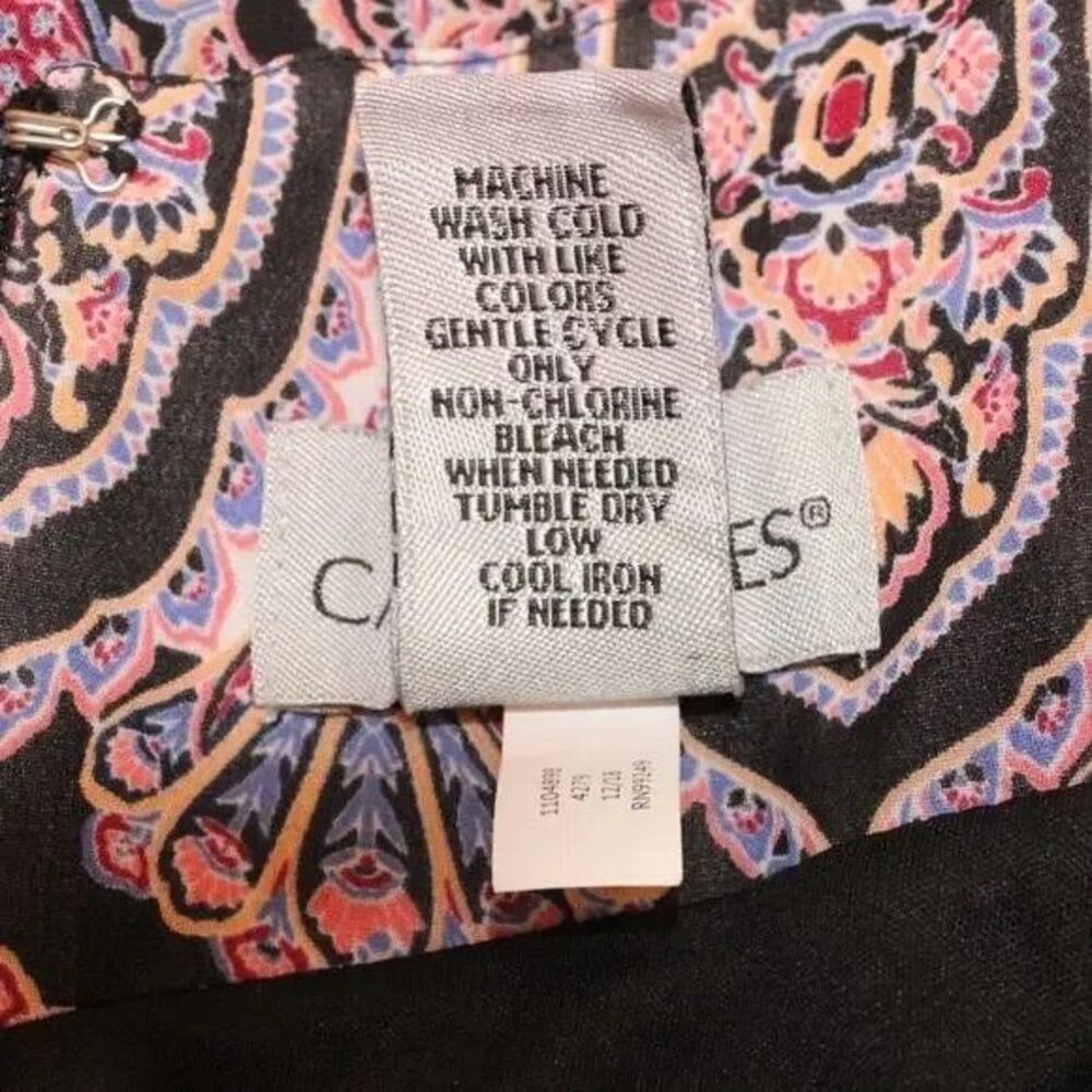 Catherines Womens Plus Midi Asymmetrical Sleeveless Floral Chiffon Dress Size 3X - Picture 9 of 13